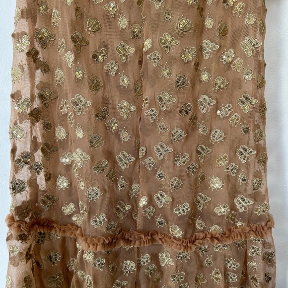 NWT FOR LOVE & LEMONS GOLDEN GARDEN TULLE MIDI DRESS - Picture 2 of 6